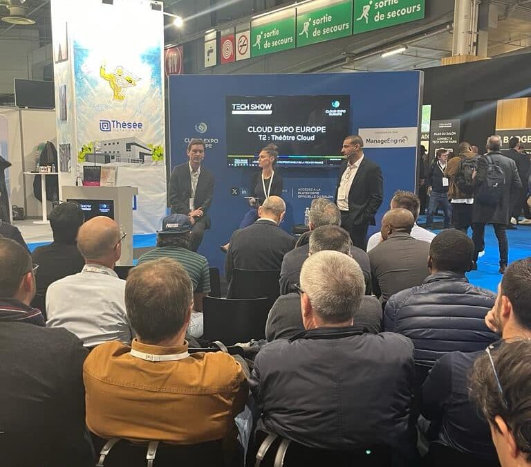 Thésée Datacenter au Cloud Expo 2023 : Le RDV des professionnels du cloud.